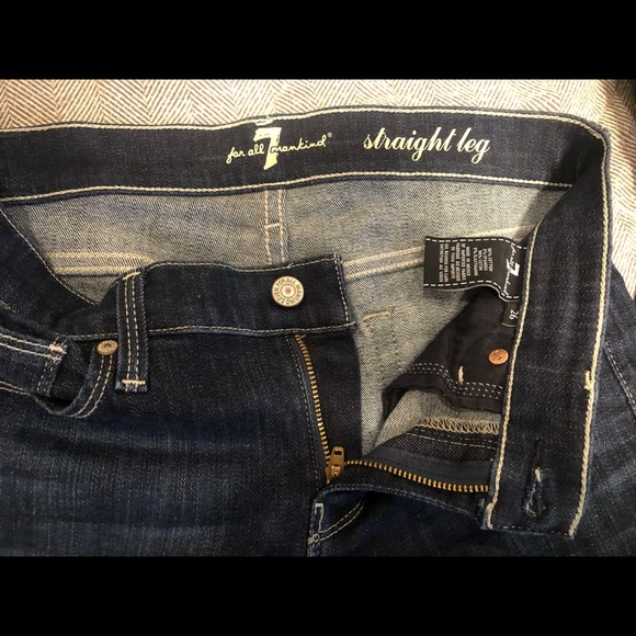 7 For All Mankind Straight Leg Jean - Picture 4 of 6